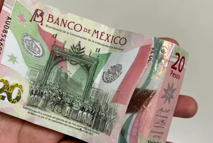 Billete de 20 pesos