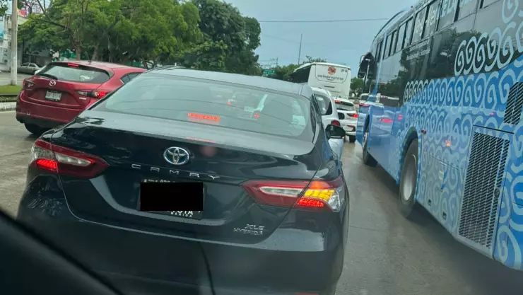 FOTOS_ Choques múltiples sobre la 60 provoca intenso tráfico, toma precauciones al respecto