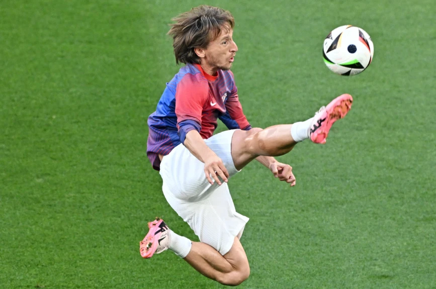 Luka Modric previo al encuentro ante Italia