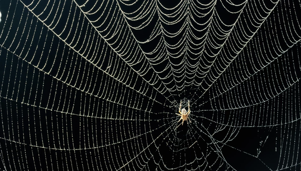 Araña vampiro que se alimenta de sangre