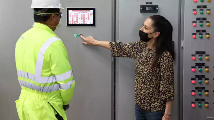 Claudia Sheinbaum indicó que planta recicladora de basura de Vallejo en Azcapotzalco tuvo una inversión de 388 millones de pesos.