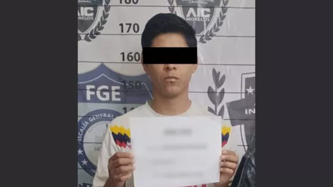 José Luis “N”, acusado de feminicidio en contra de Paulina “N” en Morelos.