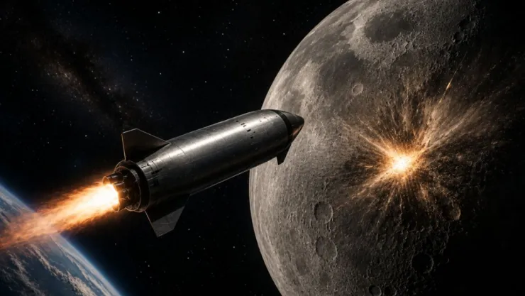 Confirman fecha en que un cohete espacial chocará contra la Luna: ¿La Tierra estará en peligro?