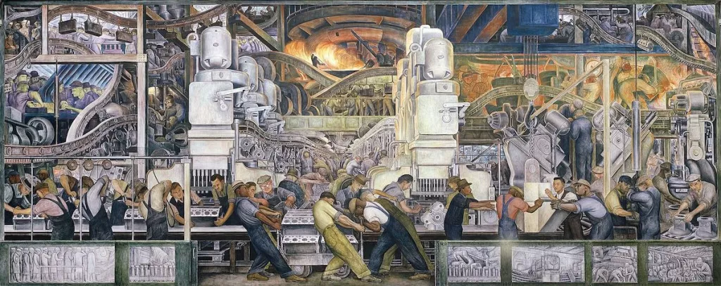 diego rivera industria de detroit