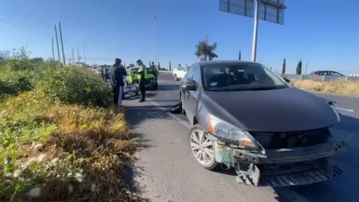 Accidente en Zacatecas hoy Se registra fuerte choque en la salida a Fresnillo; hay tráfico pesado en la zona