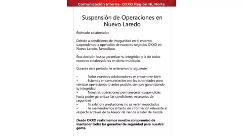 Tamaulipas: Más de cien tiendas suspenden servicio por ola de violencia en Nuevo Laredo