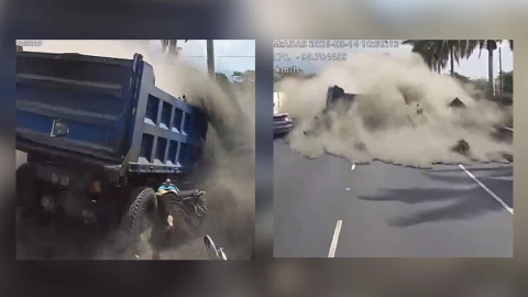 Accidente en autopista de Guatemala