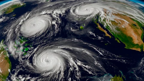 Temporada de huracanes en el Atlántico y Pacífico 2025: nombres y cuándo inicia