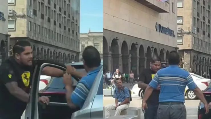 VIDEO | ¡Hay tiro! Captan a automovilistas peleando a golpes en el Centro de Guadalajara