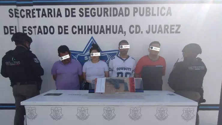 Arrestan a 04 por supuesto secuestro y portación de arma de fuego