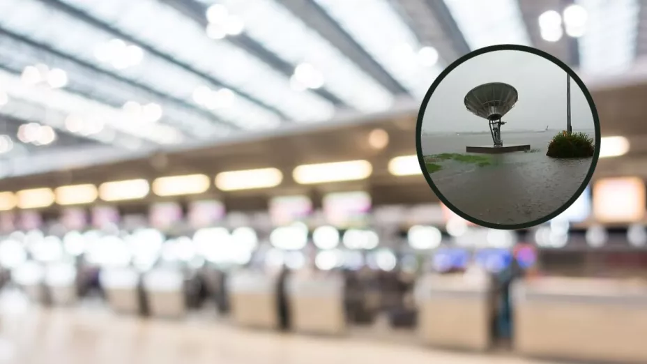 CANCELACIÓN DE VUELOS POR EL HURACÁN JOHN.