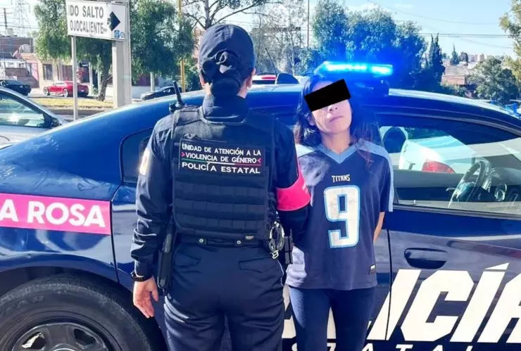 Mujer es detenida en Aguascalientes por golpear a su hijo de cinco años porque no dejaba de llorar