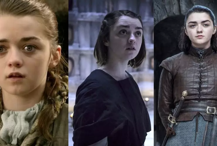 Arya Stark de Game of Thrones Maisie Williams