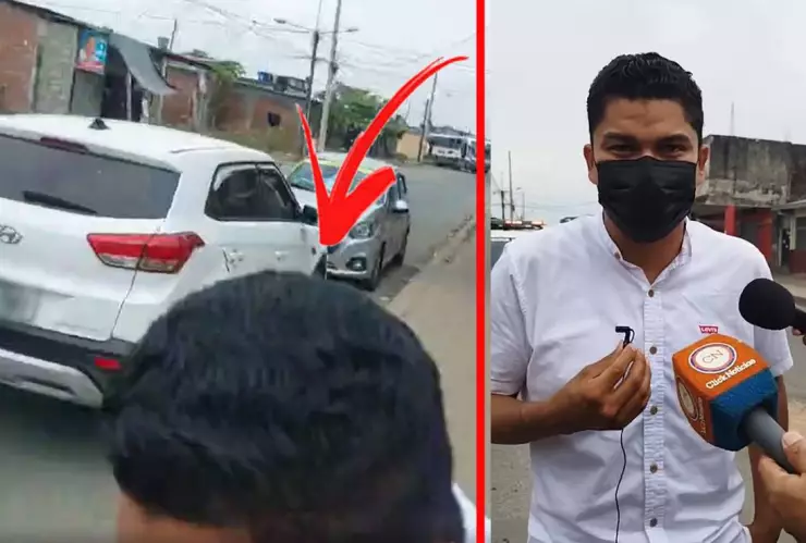 Asaltan a periodista durante transmisión en vivo.