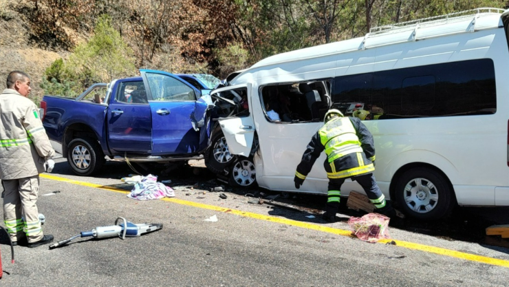 Accidente en autopista Oaxaca-Cuacnopalan dejar 13 muertos