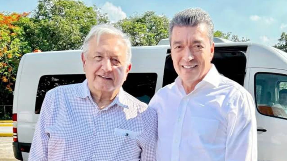 Andrés Manuel López Obrador y Rutilio Escandón Cadenas.