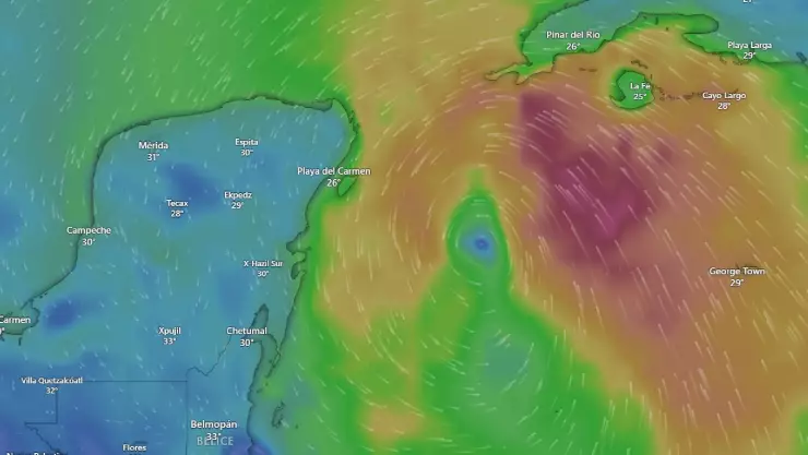 Primeras AFECTACIONES de la tormenta tropical Helene en COZUMEL; así se ven las calles