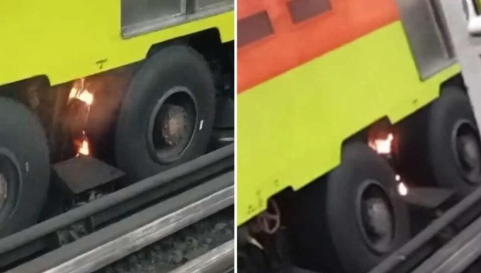 Por incendio desalojan tren en estación La Raza del Metro CDMX