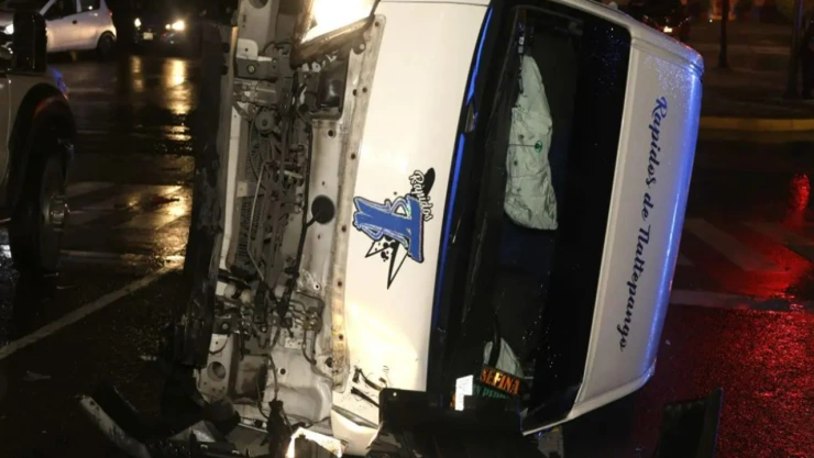 accidente en Los Fuertes, Puebla