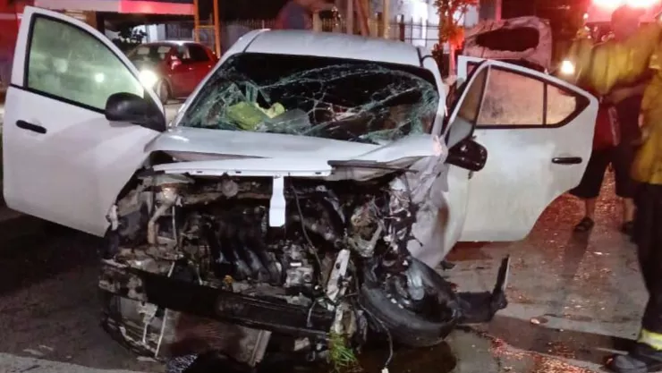 Choque en la Guadalupe Victoria