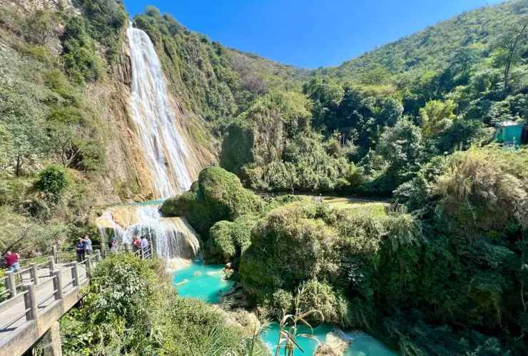 Cascada Velo de Novia - El Chiflón