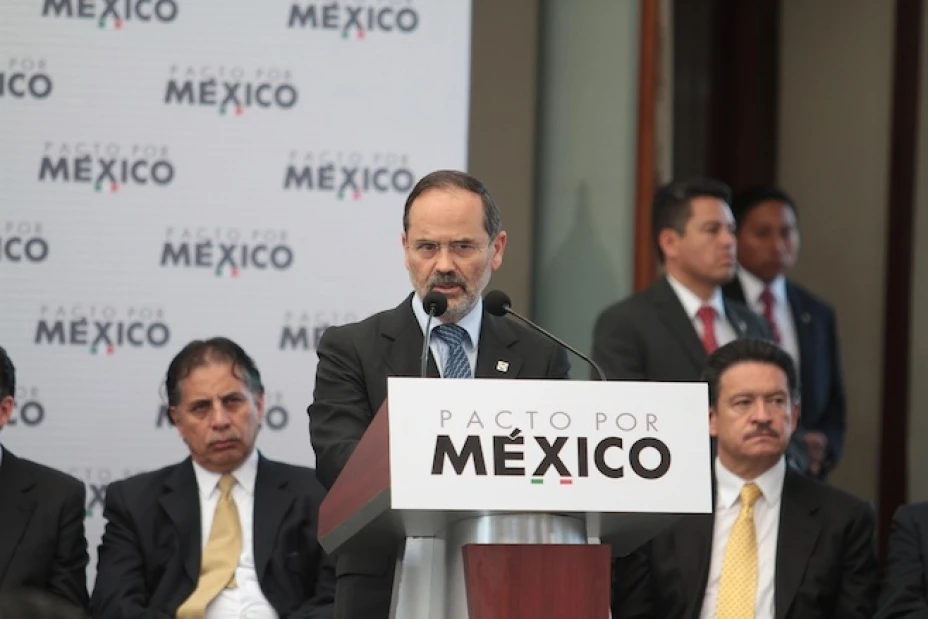 Gustavo Madero, líder nacional del PAN