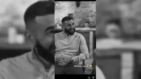 Historia de Benzema deseando buenas noches.jpg