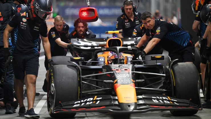 Checo Pérez en Singapur