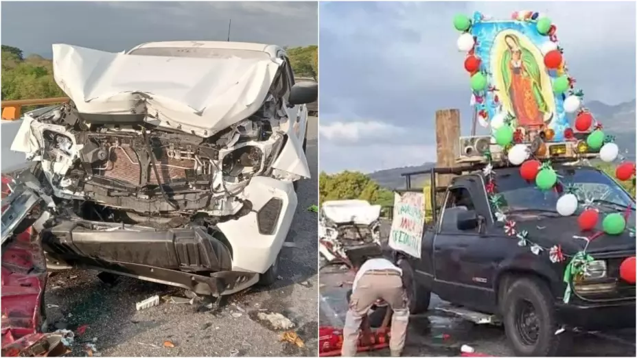 7 peregrinos heridos en choque carretero en Chiapas.jpg