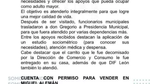 Autoridades regresan pertenencias vendedor en León, Guanajuato