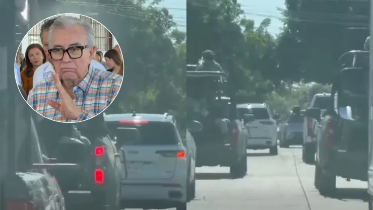 Desmienten presunto video de convoy siguiendo a Rocha