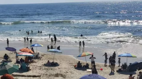 Playas de Tijuana en época de calor