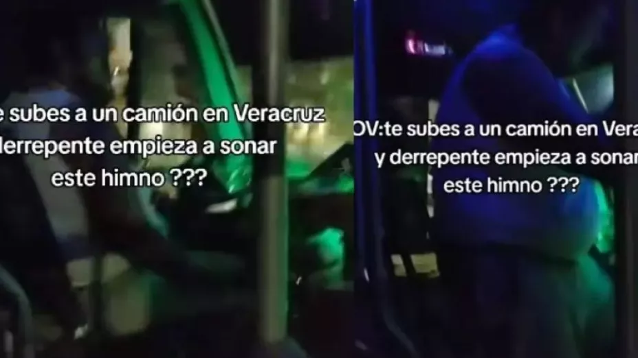 VIDEO VIRAL: Conductor de un camión en Veracruz suelta el volante para bailar reggaetón