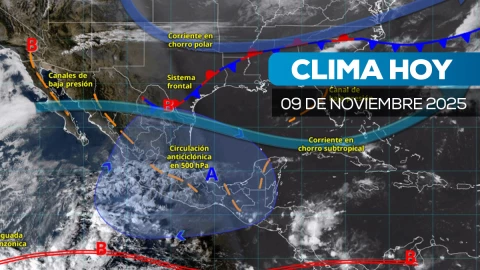 Frío por vaguada polar: así afectará el clima en México hoy 9 de noviembre 2025
