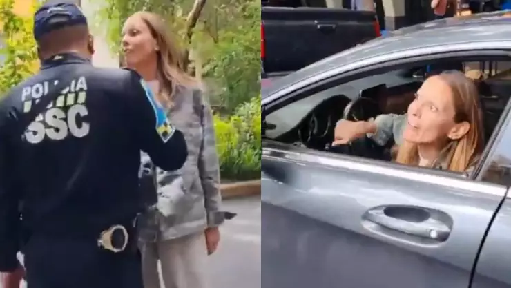 Denuncian a Lady Racista que insultó a policía por ser negro