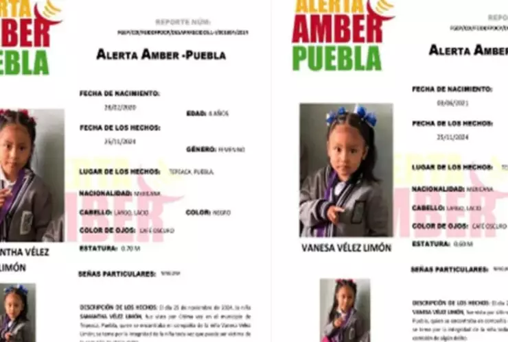 Alerta-Amber-buscan-a-Samantha-y-Vanesa-Vélez-Limón-hermanitas-desaparecidas-en-Puebla