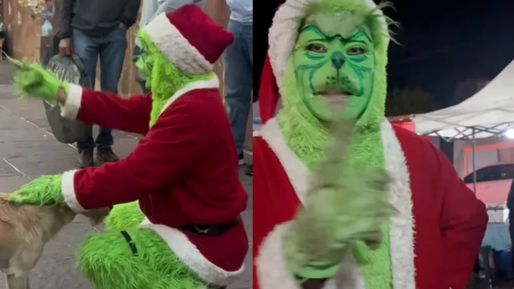 Grinch que se hizo viral por gritarle a niño dice que lo molestaban