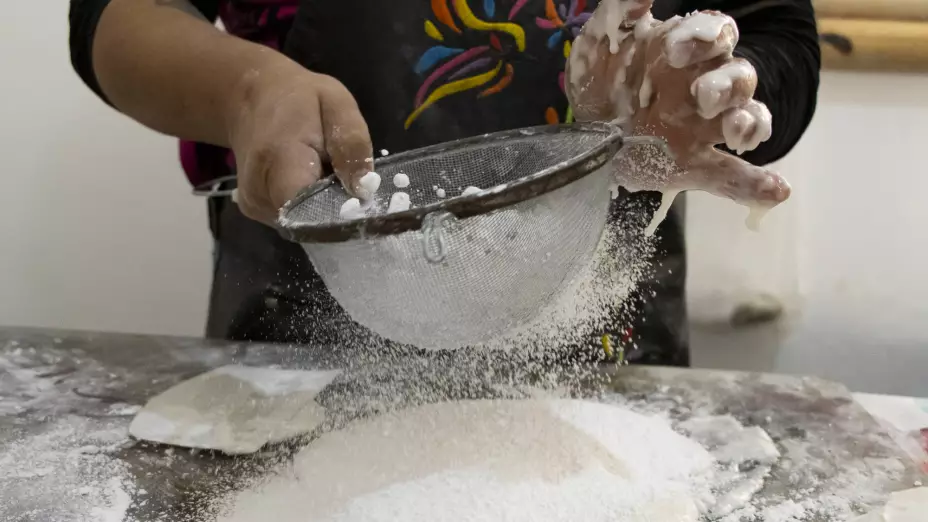 Proceso de elaboración del alfeñique