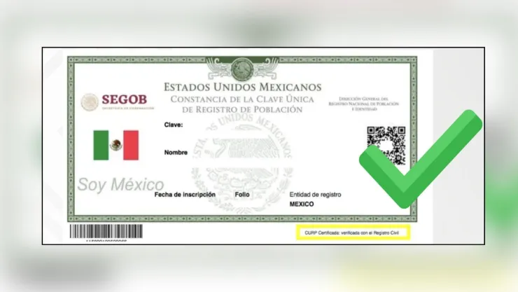 CURP certificado en Guanajuato