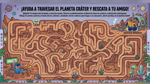 Actividades para niños 5 plantillas descargables de laberintos de Stitch