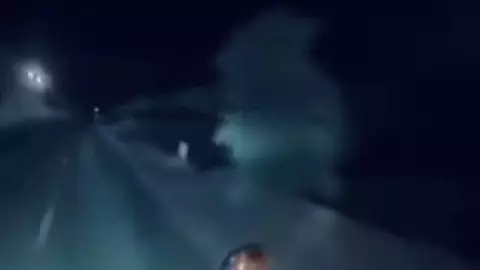 VIDEO_ Conductor capta más de un fantasma en La Rumorosa