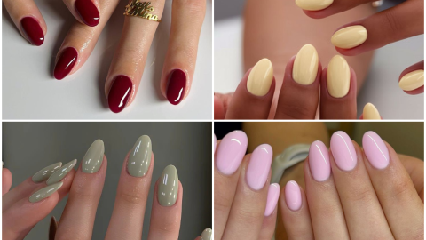 4 dise&ntilde;os lisos - u&ntilde;as cortas bonitas y aesthetic