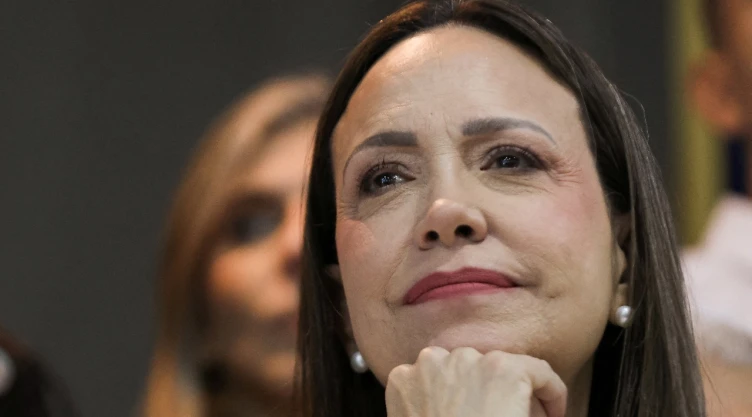 Foto de María Corina Machado, líder de la oposición en Venezuela.