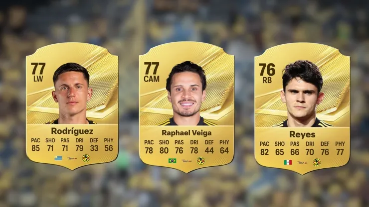 Medias más elevadas del América en el EA FC 27