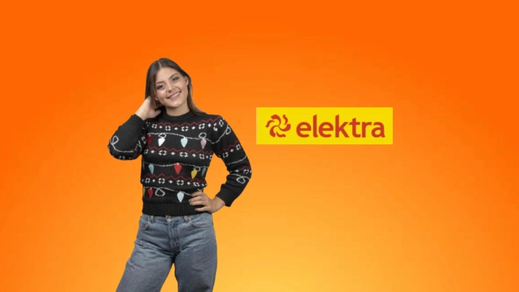 Suéteres navideños que oferta Elektra