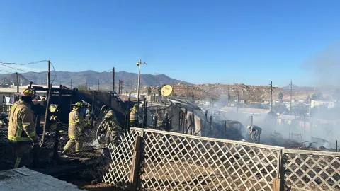 Incendio en Villa del Campo
