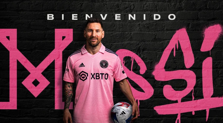 Messi con la camiseta del Inter Miami