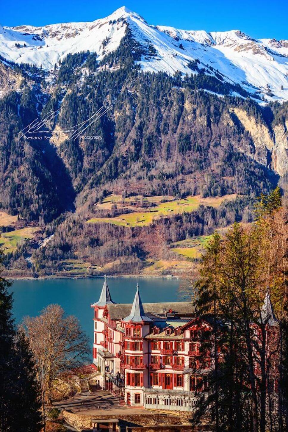 vista del grandhotel giessbach