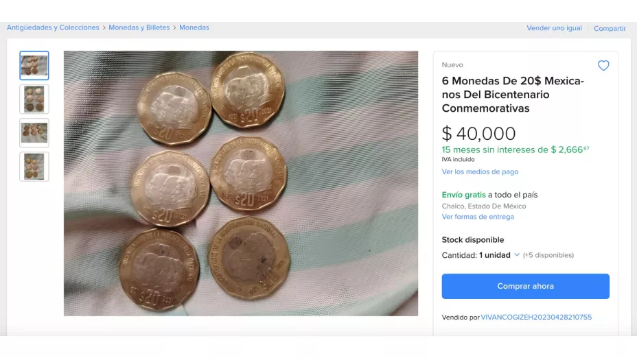 monedas valiosas México