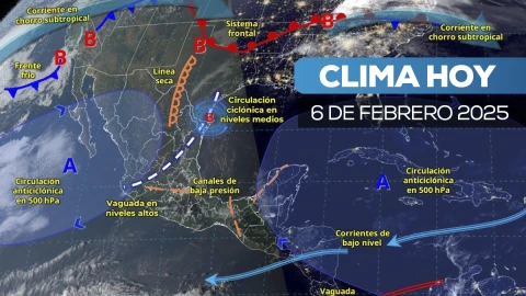 Algunos estados del país llegarán a los 35°C hoy 6 de febrero